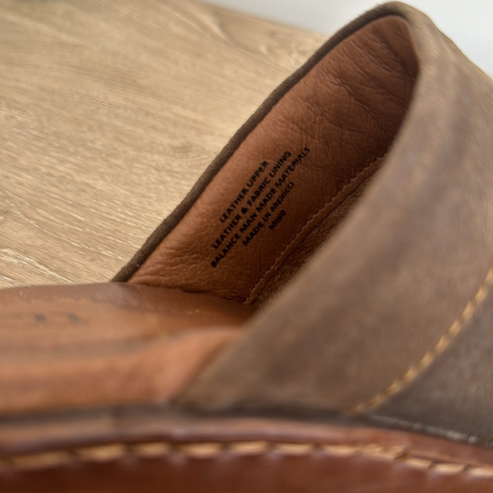 Born Leather Upper And Suede Clogs - image 6